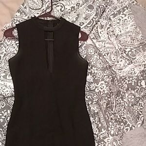 Lowcut body fitting dress
